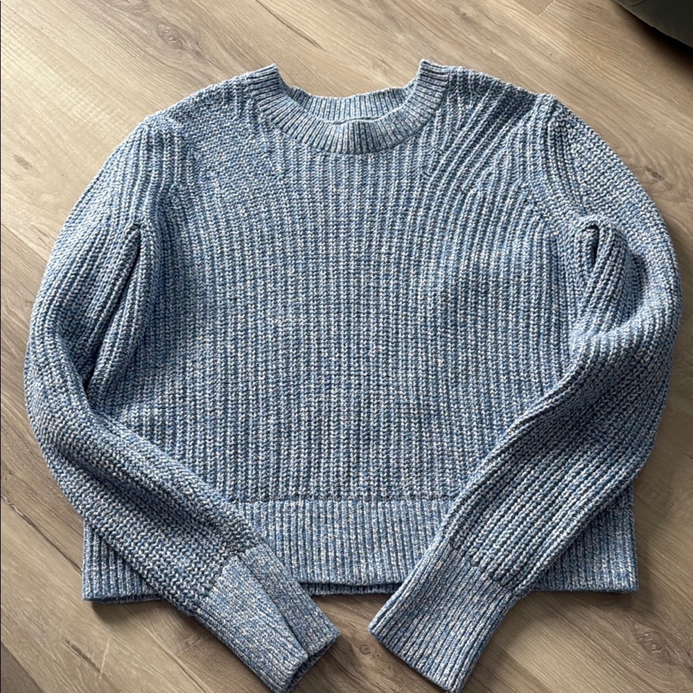 Cozy Blue Knit Sweater